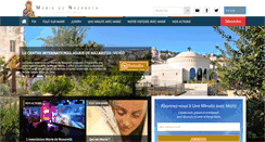 Desktop Screenshot of mariedenazareth.com
